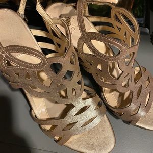 Isola Gold Sandals